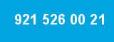 921 526 00 21 921 526 00 21